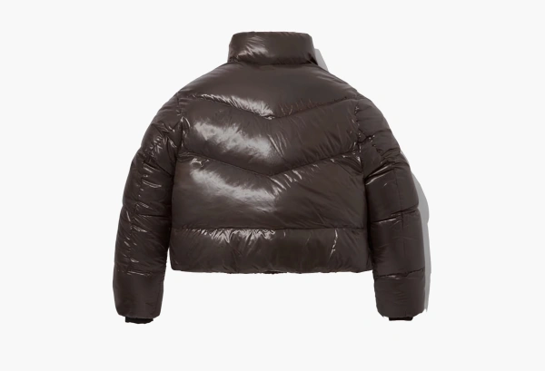 The North Face Glossy Down Jacket Brown  The North Face Glossy Down Jacket Brown