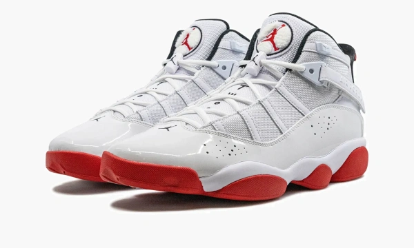 Air Jordan 6 Rings White / University Red 