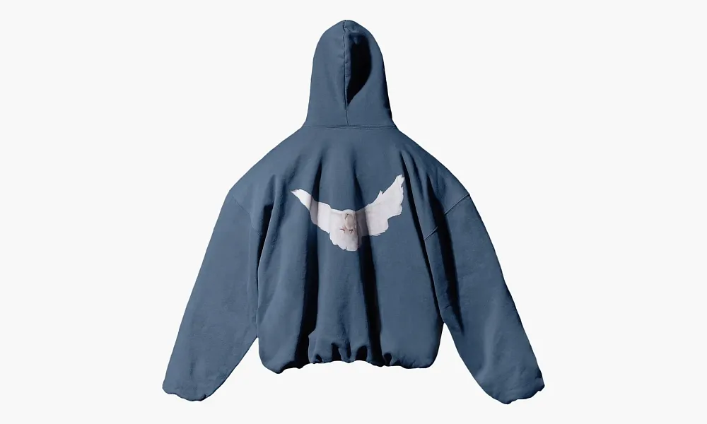Yeezy X GAP X Balenciaga Dove Hoodie Dark Blue