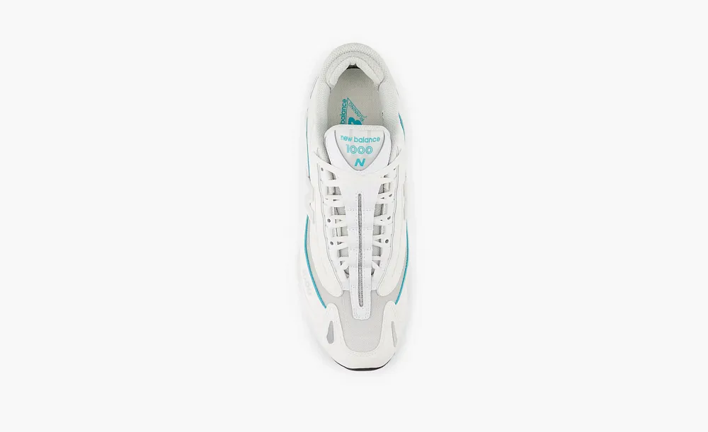 New Balance 1000 White Aqua JD Exclusive