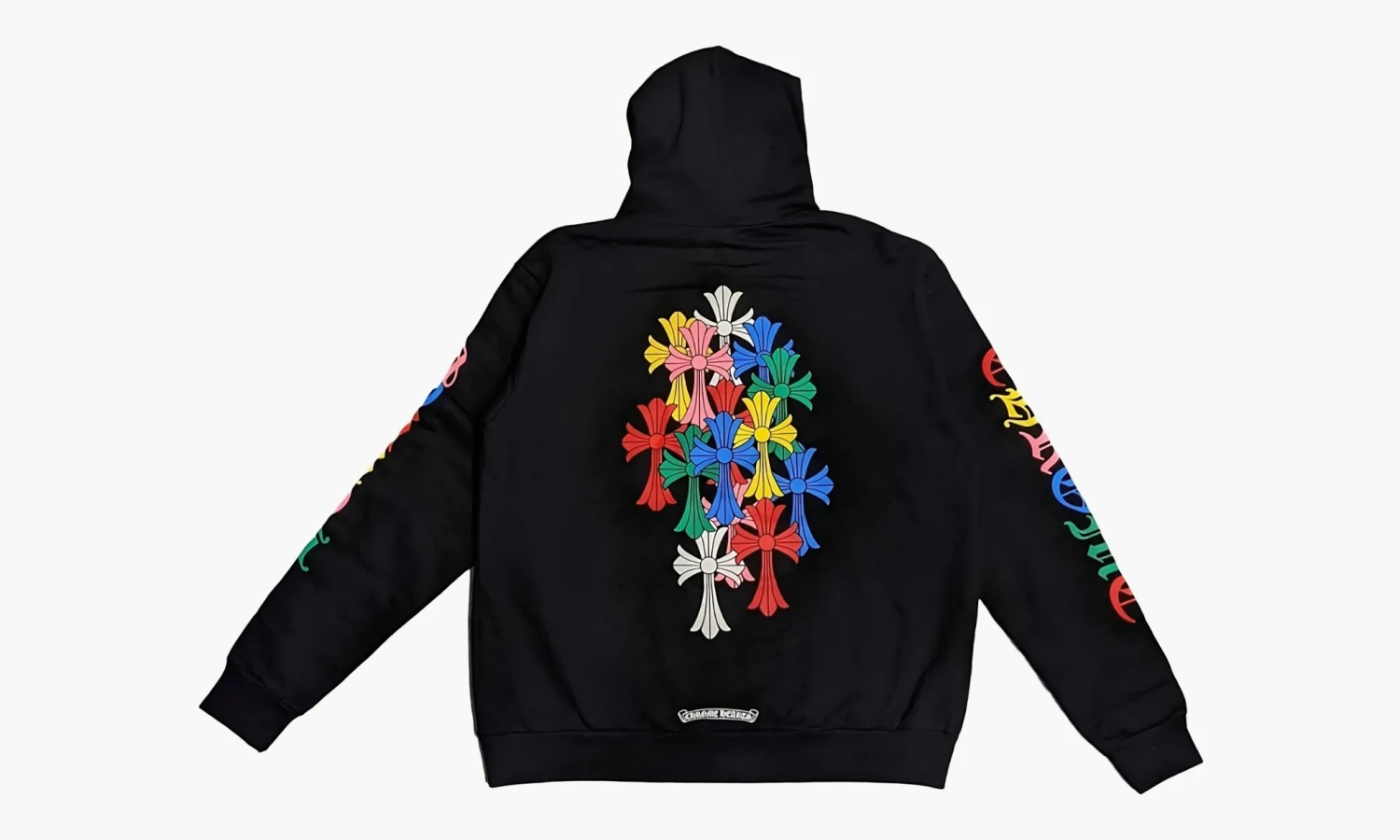 Chrome Hearts Multi Color Cross Cemetery Hoodie Black 
