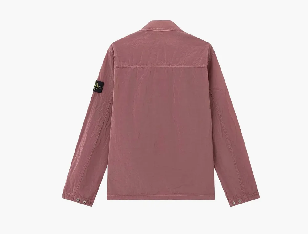 Stone Island Nylon Metal Econyl Overshirt Oleander