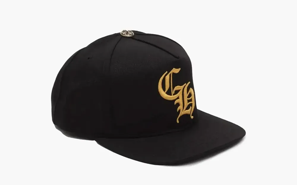 Chrome Hearts Embroidered Baseball Cap Black