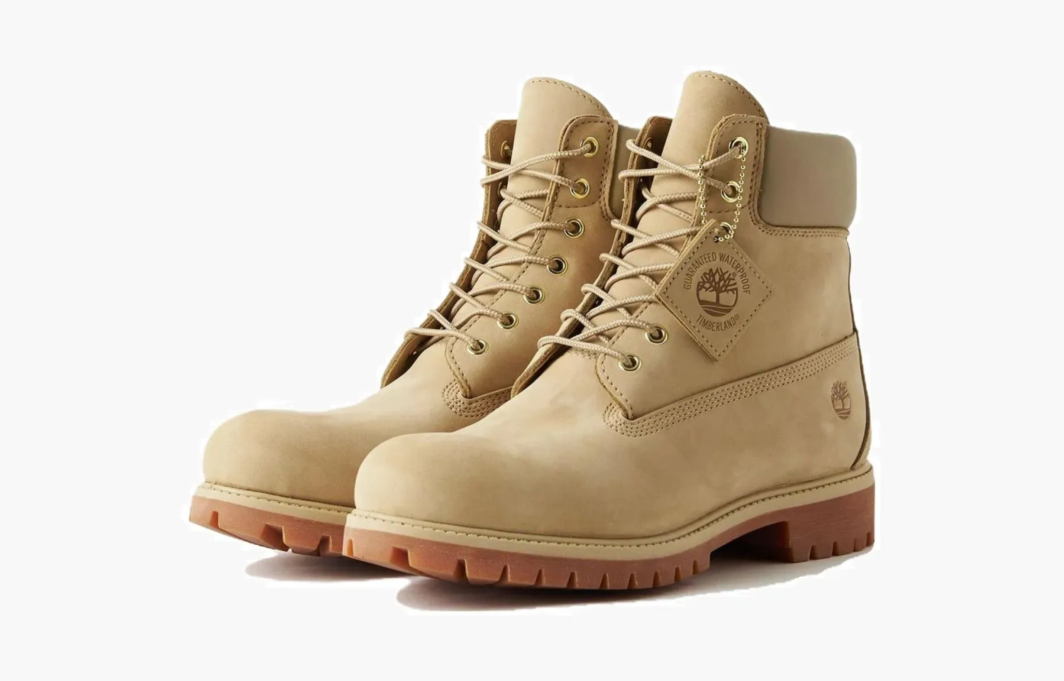 BEAUTY & YOUTH X Timberland Waterproof And Wear-resistant Short Outdoor Boots Brown 