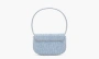 Diesel 1DR Shoulder Bag Monogram Denim Light Blue 