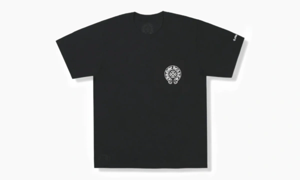 Chrome Hearts Horse Shoe Logo Pocket T-Shirt Black  Chrome Hearts Horse Shoe Logo Pocket T-Shirt Black