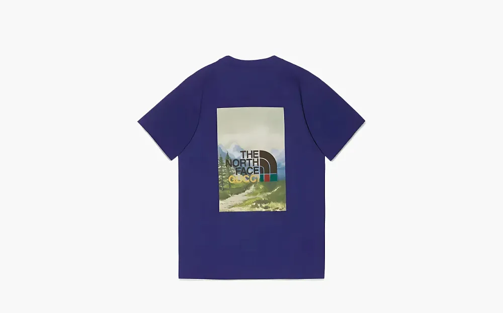 Gucci x The North Face T-shirt Blue