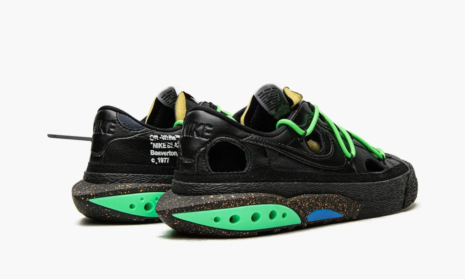 Nike Blazer Low Off-white Black Electro Green 
