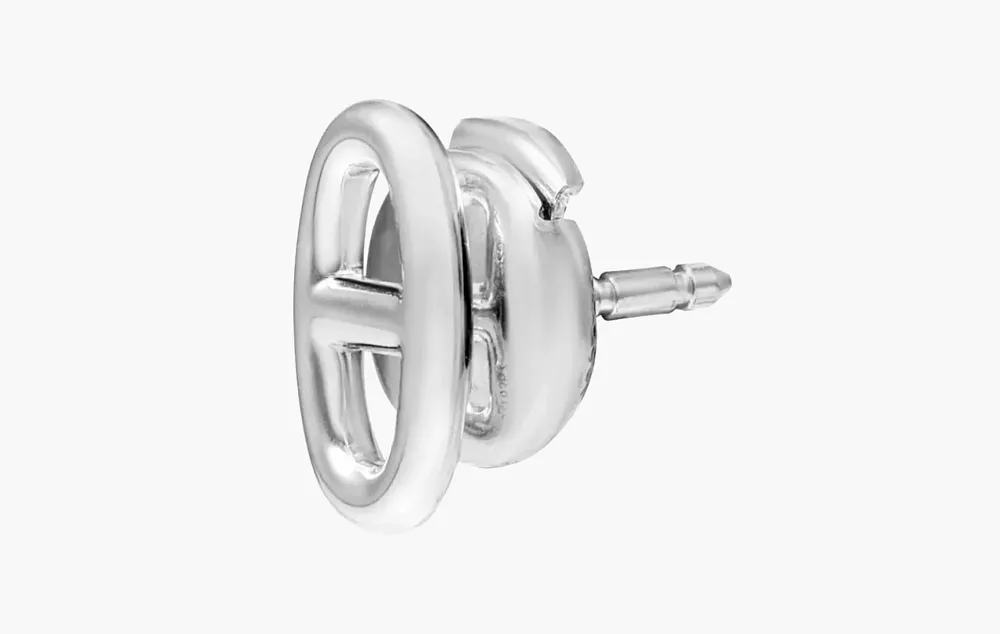 Hermes Very Small Farandole Earrings Sterling Silver
