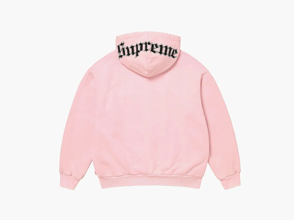 Supreme x Chicago White Sox Zip Up Hooded Sweatshirt Light Pink