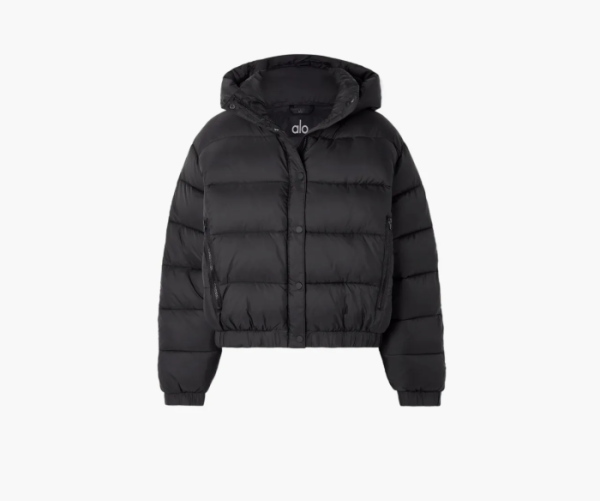 Alo Yoga Aspen Love Puffer Jacket Black 