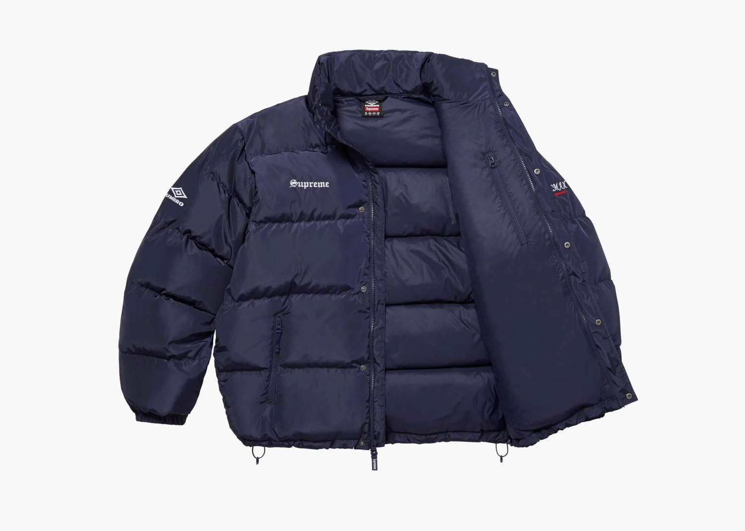Supreme x Umbro Down Puffer Jacket Navy 