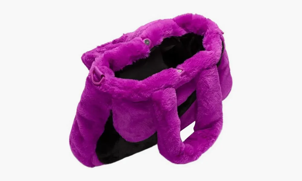 Nike Faux Fur Tote Bag Vivid Purple