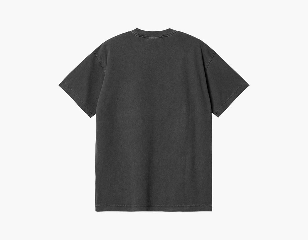 Carhartt WIP Garment-Dyed T-Shirt Washed Black