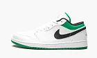 Air Jordan 1 Low White Lucky Green Black