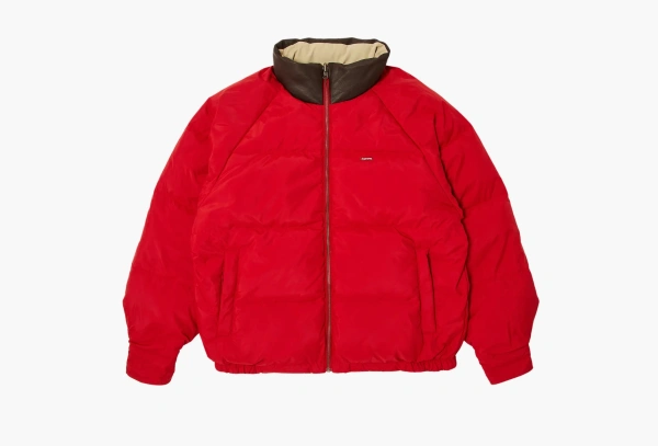 Supreme Reversible Down Puffer Jacket Tan  Supreme Reversible Down Puffer Jacket Tan