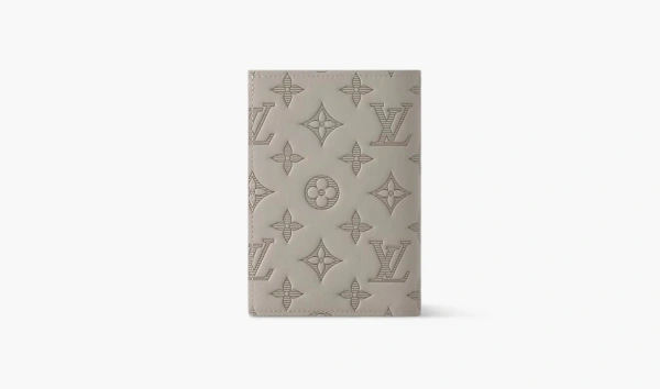 Louis Vuitton Passport Cover Monogram Grey  Louis Vuitton Passport Cover Monogram Grey