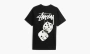 Stussy Fuzzy Dice Tee Black 