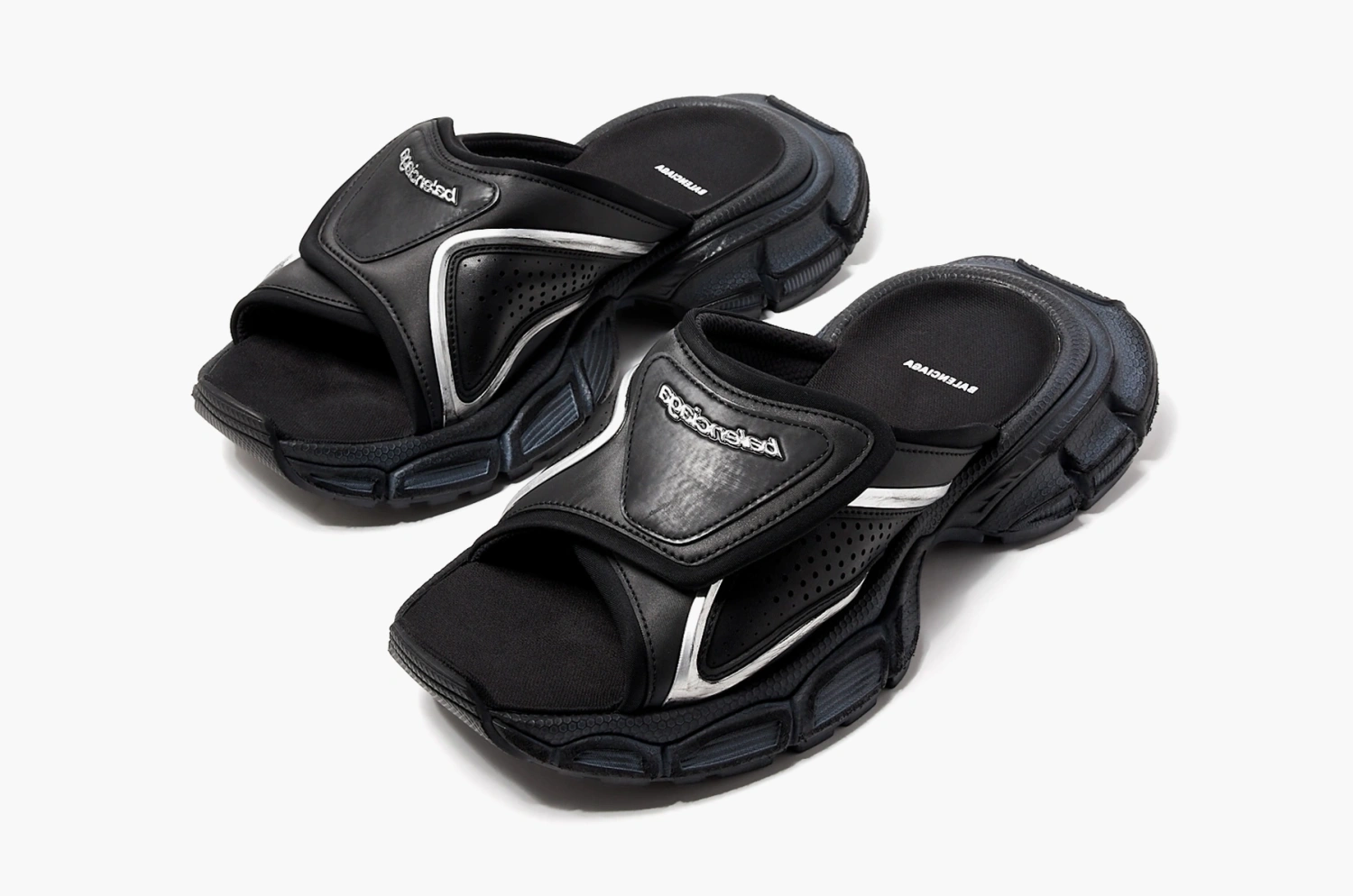 Balenciaga 3XL Slide Sandal Black 