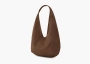 JW PEI Dara Faux Suede Hobo Bag Mocha Brown 