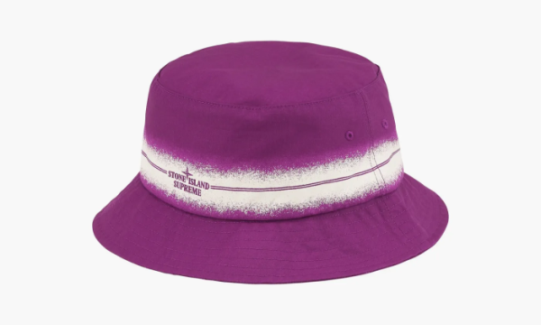 Stone Island X Supreme Stripe Crusher Purple 