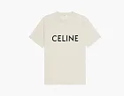 Celine Loose T-Shirt Beige Black
