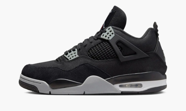 Air Jordan 4 Retro SE Black Canvas 