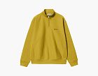 Carhartt WIP Half Zip American Script Sweatshirt Olive
