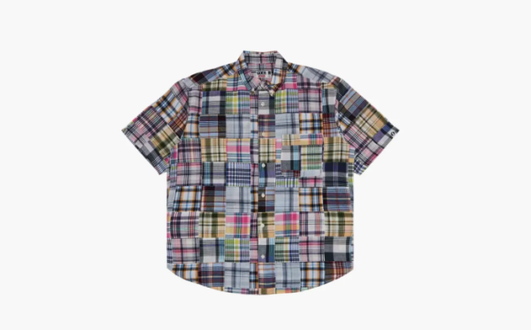 Supreme x Goodenough Patchwork Madras Short-Sleeve Shirt Multicolor 