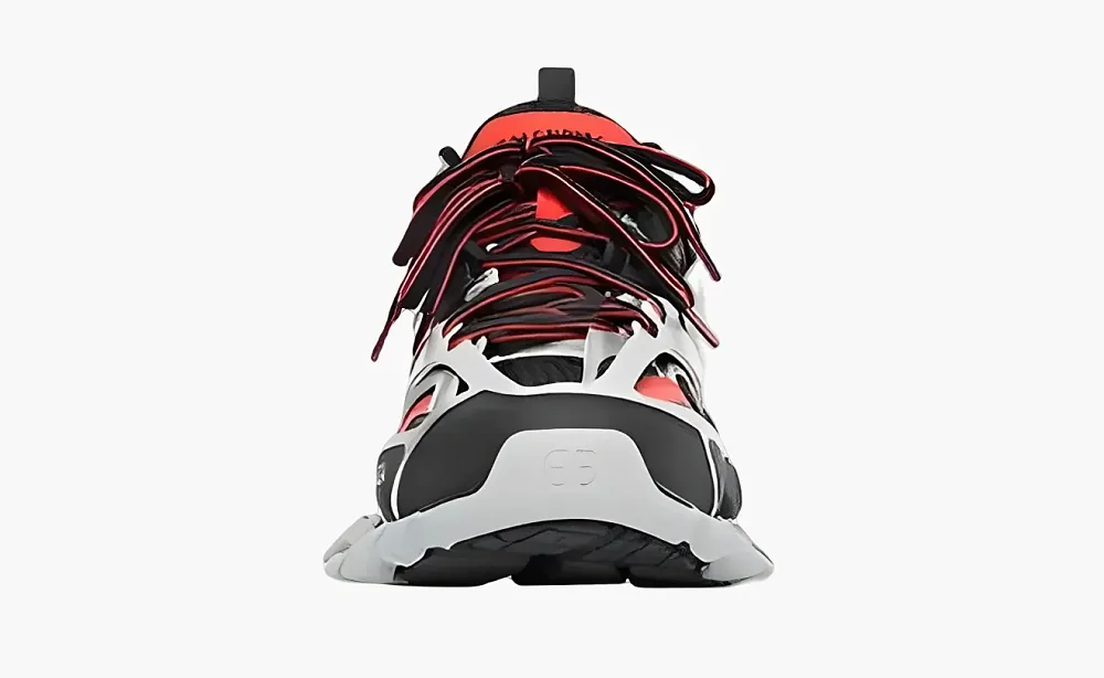 Balenciaga Track Sneaker Black Red Silver