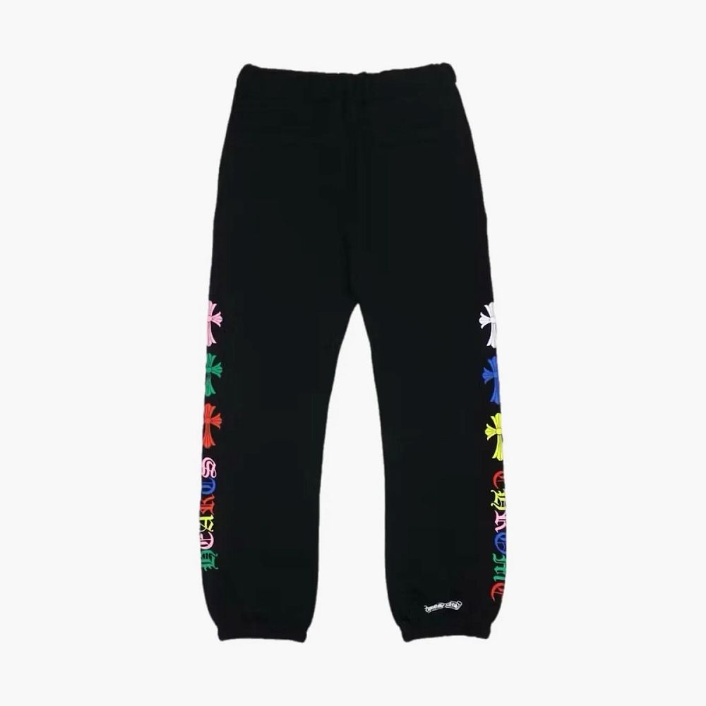 Chrome Hearts Multicolor Cross Sweatpants Black