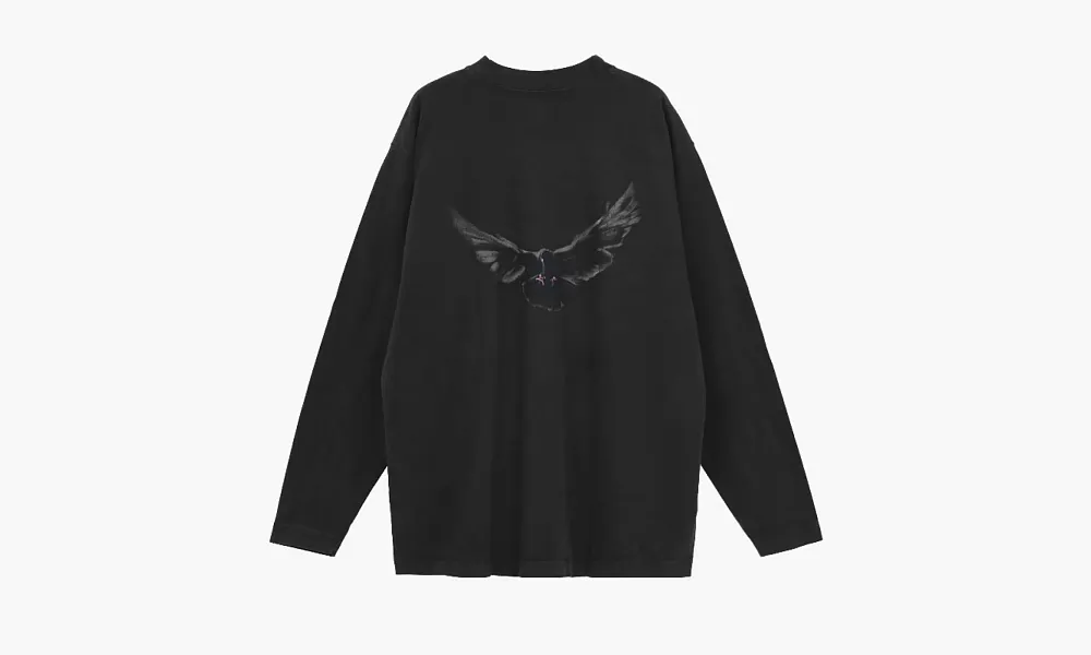 Yeezy X GAP X Balenciaga Dove Longsleeve Tee Washed Black
