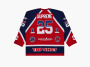 Supreme Rhinestone Hockey Jersey "Red" 