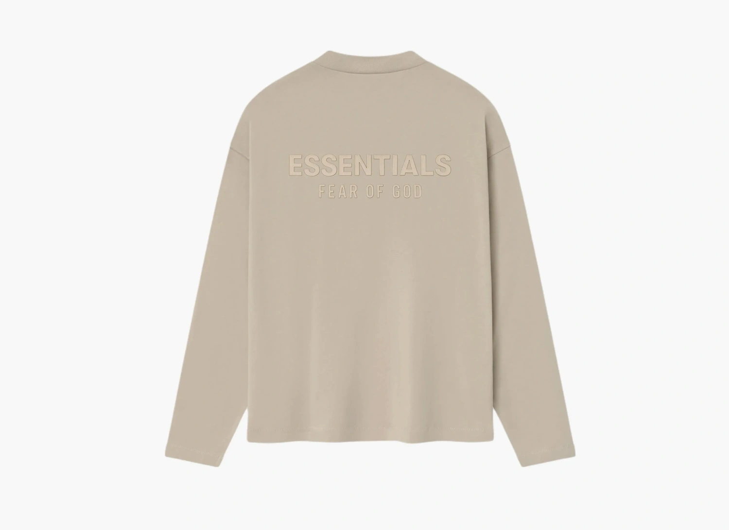 Fear of God Fear of God Essentials Classic Fit Long-Sleeve Tee Timber 