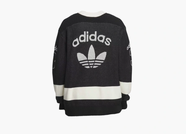 Adidas Team Sweater Black / Cream White 
