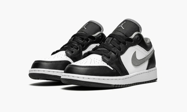 Air Jordan 1 Low GS Black / White / Grey 