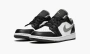 Air Jordan 1 Low GS Black / White / Grey 