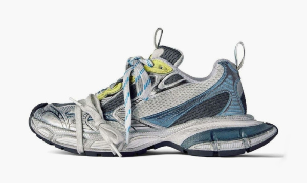 Balenciaga 3XL Sneaker Worn-Out - White Blue Yellow 