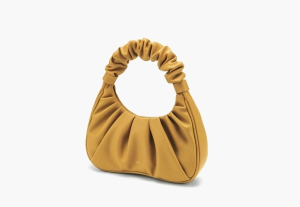 JW PEI Gabbi Ruched Hobo Handbag Gabbi Beer 