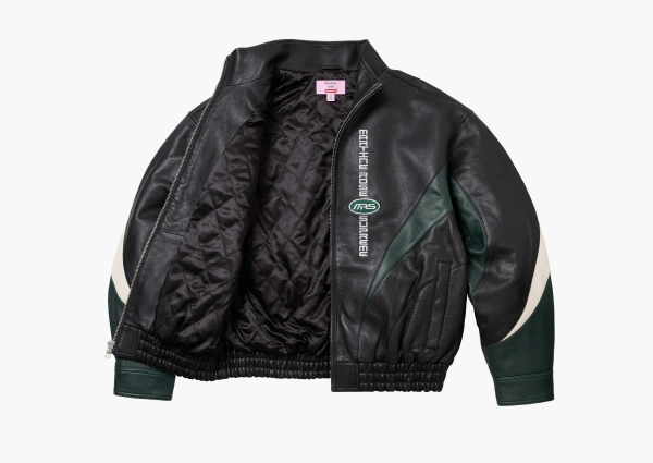 Supreme x Martine Rose Leather Jacket Black 
