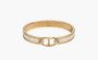 Mini Clic Chaine d'Ancre Hermès Sellier bracelet "Gold" 