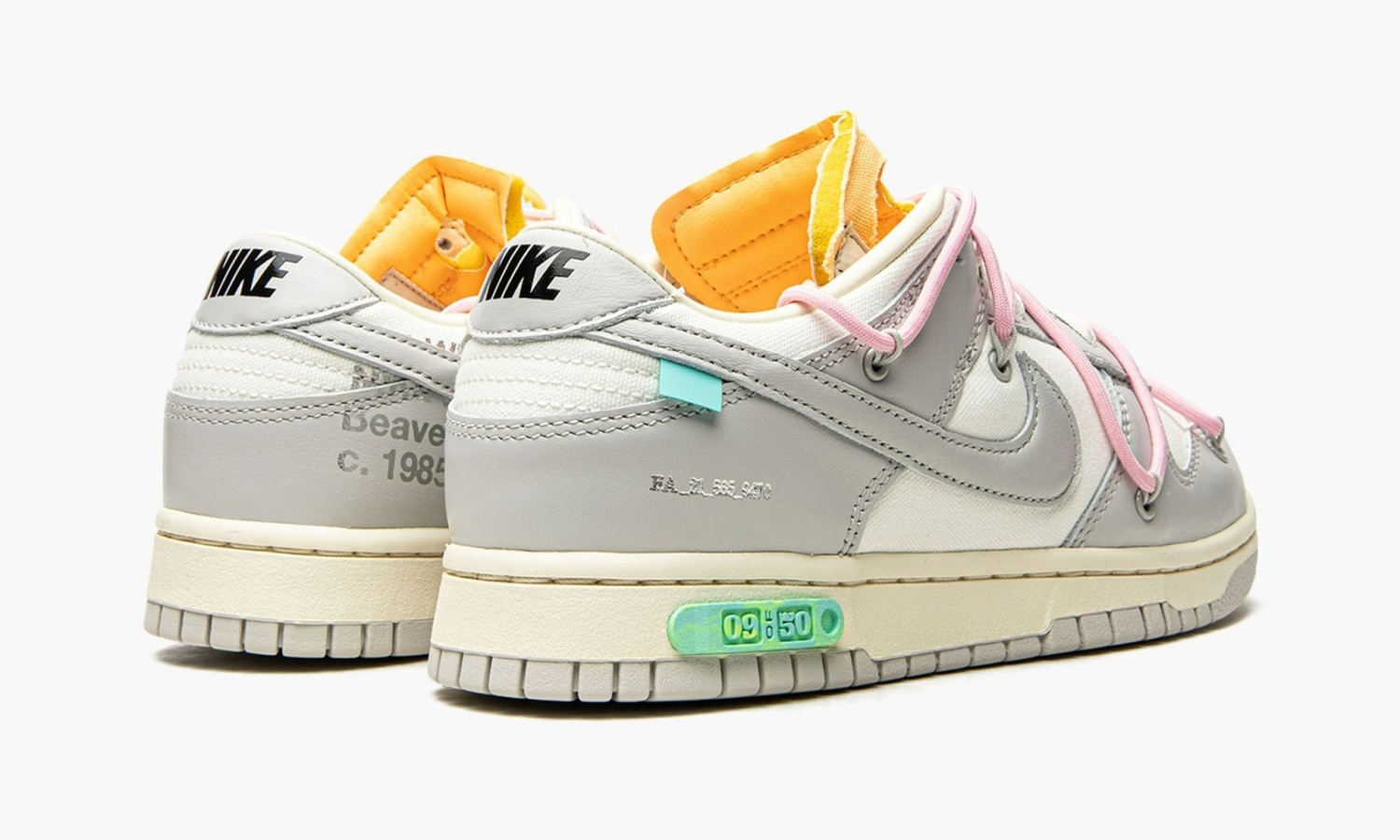 фото Dunk Low "Off-White - Lot 9" (Nike Dunk Low)-DM1602 109