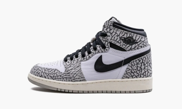 Air Jordan 1 High OG GS White Cement 
