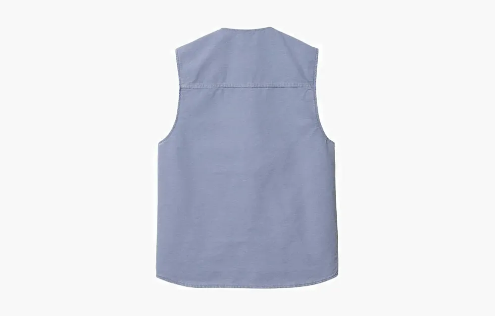 Carhartt WIP SS24 Arbor Vest Bay Blue (aged canvas) V