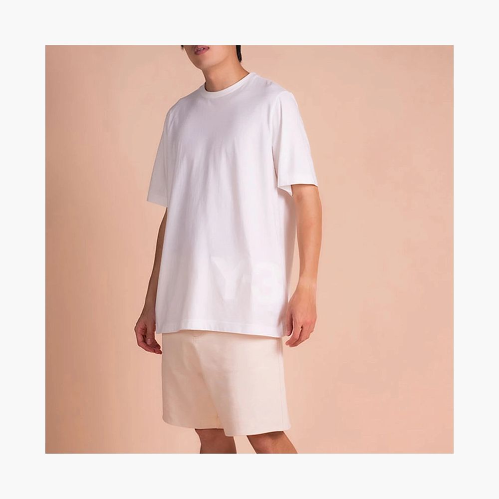 Y-3 Logo Tee White