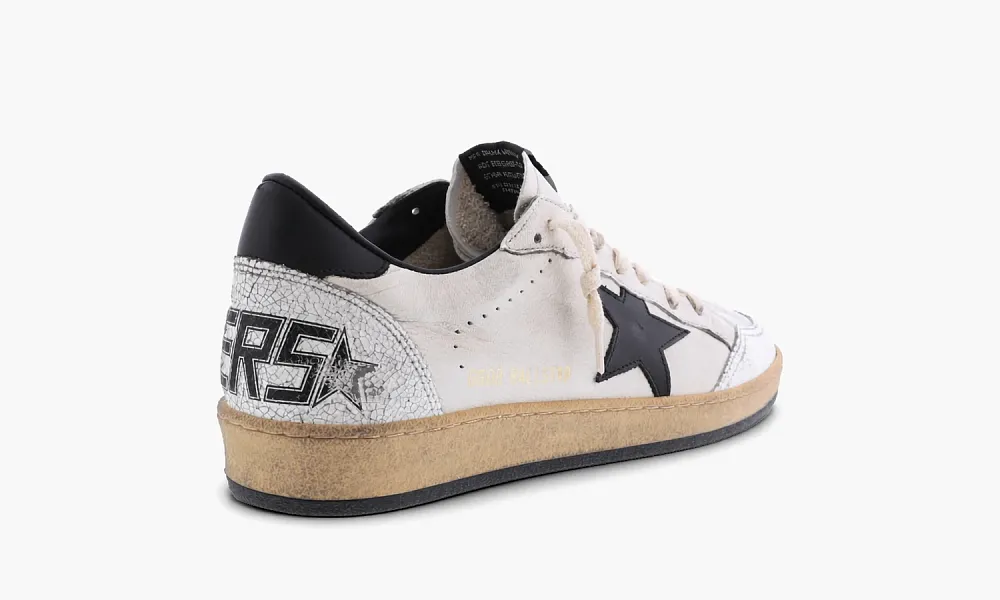 Golden Goose Ball Star White Black