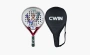 Camewin Paddle Professional Tennis Racket Made of Carbon White 