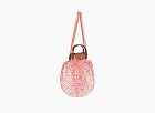 Longchamp Le Pliage Filet Top Handle Bag  Blush