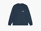 Stussy Basic Long-Sleeve Tee  Navy