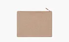 Hermes Cotton Storage Bags Clutches Large Size Orange & Gray Umber